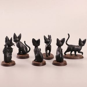 6 PIÈCES/ENSEMBLE Figurines <span class=keywords><strong>de</strong></span> <span class=keywords><strong>chat</strong></span> <span class=keywords><strong>Jiji</strong></span> <span class=keywords><strong>de</strong></span> <span class=keywords><strong>Kiki</strong></span>'s Delivery Service pour micro-paysages, décorations <span class=keywords><strong>de</strong></span> jardins et pots, figurines d'action, jouets - Product Image 5