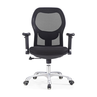 Chaise de bureau moderne noire Cadeira Escritorio Chaise d'ordinateur de bureau en maille ergonomique confortable pour de longues heures