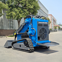 Mini-chargeuse compacte hydraulique à faible entretien pour les projets d'aménagement paysager et agricoles