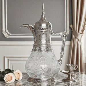 Carafe à eau froide en verre de luxe moyen-orientale, grande capacité, pour usage domestique, style arabe. - Product Image 5