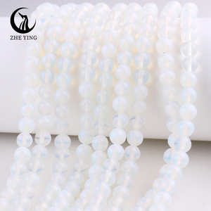 Zhe Ying 6/8/10mm Opal Synthesis Opalite <strong>Stone</strong> <strong>Beads</strong> Natural <strong>Stone</strong> Opalite <strong>Stone</strong> Loose <strong>Beads</strong> - Product Image 1