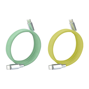5A ชาร์จเร็วแม่เหล็กแข็งแรง240W ปรับความยาวได้ตามต้องการสาย <span class=keywords><strong>USB</strong></span> <span class=keywords><strong>C</strong></span> ไปยัง <span class=keywords><strong>USB</strong></span> <span class=keywords><strong>C</strong></span> ซิลิโคนเหลวนิ่มสำหรับ iPhone 15 16 iPad - Product Image 2