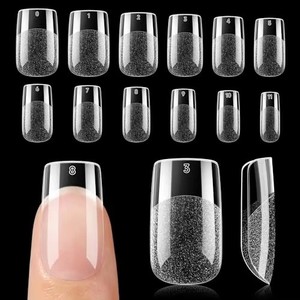 <span class=keywords><strong>Uñas</strong></span> Postizas Cortas Cuadradas <span class=keywords><strong>de</strong></span> Cobertura Completa, 600 Piezas, Puntas <span class=keywords><strong>de</strong></span> Gel Suave Pre-enceradas, Extensiones <span class=keywords><strong>de</strong></span> <span class=keywords><strong>Uñas</strong></span> DIY para Mujer, 10 Tamaños - Product Image 1
