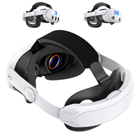 Tali Kepala Nyaman Tanpa Baterai untuk Meta Quest3 Quest3S, Tali Pengganti VR yang Dapat Disesuaikan dari Spons ABS