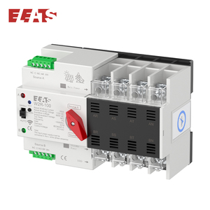 ELEATS 63A Commutateur <span class=keywords><strong>de</strong></span> transfert automatique intelligent WiFi personnalisé avec MQTT eWeLink, contrôle W2R, double alimentation 2P 4P - Product Image 1