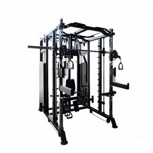 Máquina de Entrenamiento Multifuncional Todo en Uno, Máquina Smith con Estación de Poleas Cruzadas, Equipo de Fitness Profesional para Gimnasios - Product Image 4