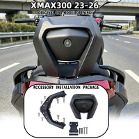 Adapté aux modèles Yamaha XMAX 300 2023-2025, modification du siège passager arrière de moto avec dossier en alliage d'aluminium
