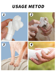 Limpiador de Espuma Portátil para Patas de Mascotas, 150 ml, Plástico, Sin Enjuague, Limpieza Rápida para Viajes, Senderismo, Paseos al Aire Libre, Uso en el Baño y para Perros - Product Image 4