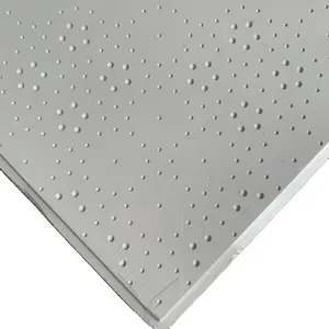 Panneau d'accès de carrelage de plafond blanc mur personnalisé couleur électrostatique caractéristique poudre carrée matériau origine Type de plaque de plâtre