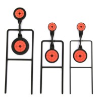 Новинка, стальной пистолет для стрельбы, Спиннер в гранулах, подставка для автосброса, pistola 9 мм, набор металлических целей