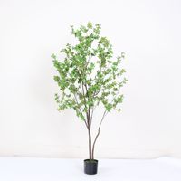 Plante artificielle en pot, ornement de jardin, verdure pour la décoration de bureau, décoration de jardin, décoration de la maison, plantes artificielles en plastique