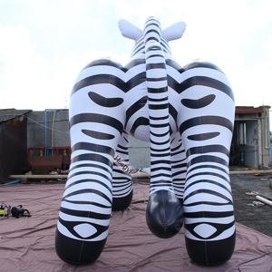 Cebras inflables selladas PVC gigante <span class=keywords><strong>de</strong></span> la decoración del Partido <span class=keywords><strong>de</strong></span> la publicidad 16.4ft - Product Image 2