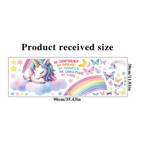 Décoration de la maison 3d papillon arc-en-ciel <span class=keywords><strong>licorne</strong></span> <span class=keywords><strong>Stickers</strong></span> muraux pour enfants - Product Image 6