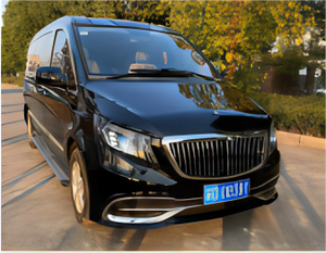Kit carrosserie pour Benz Classe V <span class=keywords><strong>Vito</strong></span> 2006-2015 W639, transformation en modèle GLS <span class=keywords><strong>Maybach</strong></span> avec phares à LED, pare-chocs avant, calandre, capot, garde-boue - Product Image 4