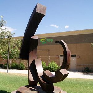 ARGE utdoor arden ecor UGE bstray etal REE orten Teel culpture - Product Image 5