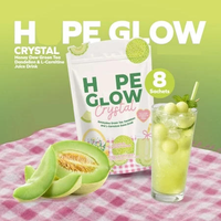 Boisson au jus de pêche The Hope Glow Crystal, complément alimentaire blanchissant pour la peau, poudre de glutathion