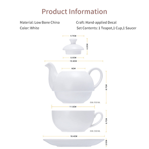 Matte Ceramic <b>Tea</b> <b>Set</b> - Nordic Minimalist Nesting Teapot with <b>Cup</b> <b>and</b> Saucer - Product Image 6