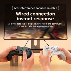 Manette <span class=keywords><strong>de</strong></span> jeu filaire avec fonction <span class=keywords><strong>de</strong></span> vibration G4, logo personnalisé, pour PC, ordinateur, Steam, Switch - Product Image 2