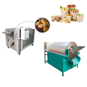 เครื่องคั่วเมล็ดขนาดเล็กอุตสาหกรรมขายดี สำหรับถั่วเหลือง ข้าวโพด เมล็ดกาแฟ ผลไม้ ธัญพืชอเนกประสงค์ ใช้ไฟฟ้า/แก๊ส 304 - Product Image 2