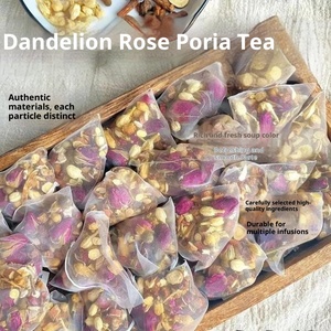 Tisane bien-être en sachet individuel : Mélange <span class=keywords><strong>de</strong></span> pissenlit, rose, écorce <span class=keywords><strong>de</strong></span> mandarine vieillie et Poria Cocos - Product Image 1