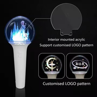 Bâton lumineux OEM de concert Kpop à couleurs changeantes Bâton lumineux à LED de fête Bâton lumineux en acrylique avec logo personnalisé pour concerts et événements