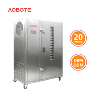 Déshydrateur à pompe à chaleur écologique et économe en énergie de 180 kg 1,5 CV avec 18 plateaux en acier inoxydable SUS304 pour fruits et aliments