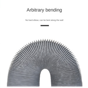 Cubierta <span class=keywords><strong>de</strong></span> PVC <span class=keywords><strong>de</strong></span> doble capa <span class=keywords><strong>de</strong></span> aluminio flexible para campana extractora <span class=keywords><strong>de</strong></span> cocina y baño, conducto <span class=keywords><strong>de</strong></span> escape exterior para uso en hospitales y gimnasios - Product Image 2