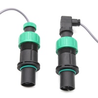 DIJIANG OEM ODM Capteur de débit à insertion DN25-600 à turbine et à effet Hall, en matériau PP, pour eau, vapeur, rivière, 3.5-24VDC, signal NPN/RS485/4-20mA