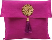Ensemble tapis de prière musulman Hapton et tasbih avec sac portable, boîte islamique - Tapis doux pour femmes et hommes, cadeau de voyage pour Ramadan/Eid/Hajj (violet)