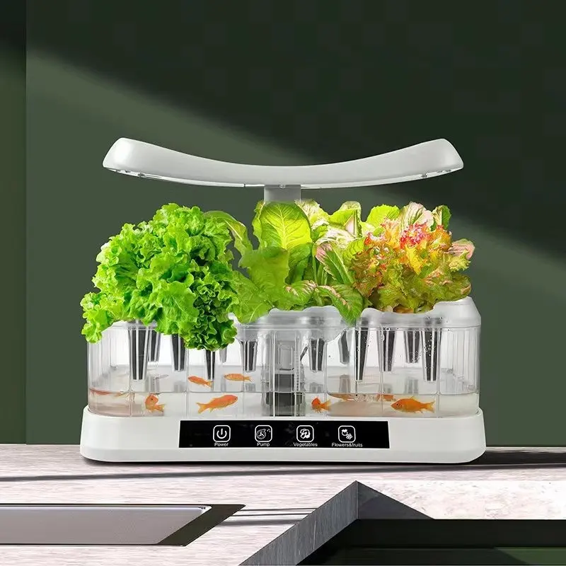 Oem Customized Smart Garden Planter Balcony Flowerpot Indoor Kitchen Smart Planter Pot