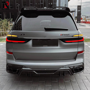 Kit de Carrocería de Fibra de Carbono Real para BMW X7 M60i G07 LCI, Estilo LD, Alerón Delantero, Alerón Trasero, Faldones Laterales, Rejilla, Cornetas, 2022-2026 - Product Image 5