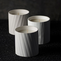 Mescente luxe logo personnalisé et emballage noël bougies parfumées coffret cadeau avec boîte