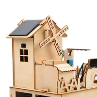 Kit de construction éducatif de ferme intelligente modèle en bois pour l'apprentissage des STEM Simulation de capteur d'agriculture projet de codage bricolage pour Arduino