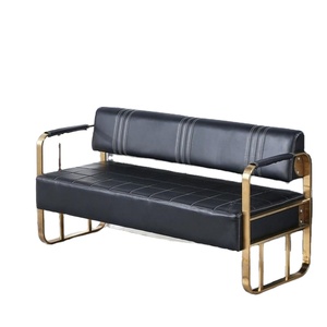 Ensemble moderne de meubles de salon <span class=keywords><strong>avec</strong></span> accoudoir doré de luxe pour hôtels salons de coiffure salles de bains centres commerciaux supermarchés-salle d'attente canapé - Product Image 3