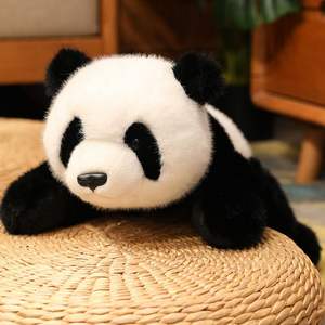 Lindo Panda <span class=keywords><strong>Gigante</strong></span> Suave Dormir Chica Almohada Abrazar Oso de Peluche de Juguete con Relleno de Algodón PP y Forro de Malla para Ocasiones de Cumpleaños - Product Image 1