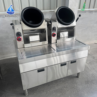 Robot Cuisinier Professionnel Intelligent à Commande Numérique, Machine à Frire Automatique Programmée pour Wok, Idéal pour l'Assemblage de Chaînes de Restauration Rapide