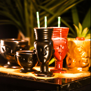 Venta al por Mayor de Tazas TIKI de Hawái con Diseños Únicos para Bar de Cócteles, Vasos de Chupito, Tazas de Cerámica para Cócteles Tiki - Product Image 5