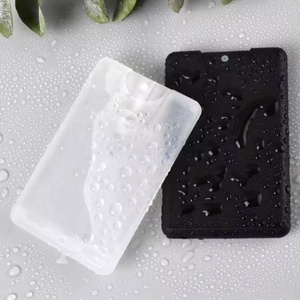 20ml <b>Pocket</b> Credit Card Flat Spray Bottle Hand Sanitizer Perfume Bottle <b>Plastic</b> Spray Bottle - Product Image 6