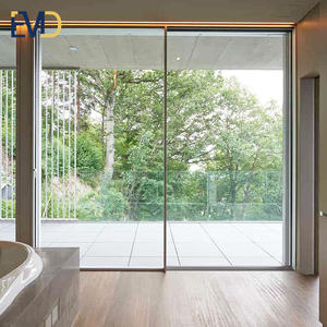 Modern Design High Quality Villa Outdoor Patio Narrow Aluminium Frame <b>Sliding</b> Glass <b>Door</b> - Product Image 5