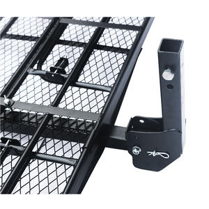 Hitch dağı kargo taşıyıcı 60 "X 24.4" X 13.8 "katlanır kargo raf arka Hitch tepsi bagaj sepeti ile 500 LB kapasiteli 2 uyar" Rec - Product Image 4