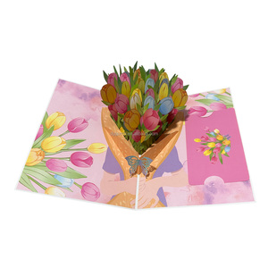 Tarjeta <span class=keywords><strong>de</strong></span> Felicitación Plegable Rectangular con Flores <span class=keywords><strong>de</strong></span> Hortensia 3D Pop-Up, Personalizada, <span class=keywords><strong>de</strong></span> Papel, <span class=keywords><strong>para</strong></span> Amigos, Superventas - Product Image 6