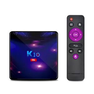 K10 Android Thông Minh TV Box 9.0 Amlogic S905X3 4GB 64GB 2.4G/5G Kép Wifi BT 1000M 8K 4G 32G HD Set Top Box