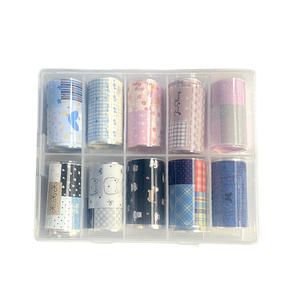 TSZS estilo coreano pintado a mano Graffiti <span class=keywords><strong>manicura</strong></span> transferencia <span class=keywords><strong>pegatinas</strong></span> punto Plaid patrón lindo ilustración uñas láminas <span class=keywords><strong>pegatinas</strong></span> - Product Image 5