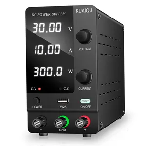 KUAIQU-fuente de alimentación de CC programable, SPPS-C3010, 30V, 10A, adecuada para carga de batería, chapado, CC, portátil
