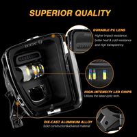Accessoires de bonne qualité antibrouillard led DRL ABS feux diurnes antibrouillard pour Ram 1500 2013-2018