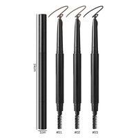 Crayon de remplissage pour sourcils et barbe pour hommes, marque privée, longue tenue, effet naturel