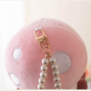<span class=keywords><strong>Kawaii</strong></span> प्लश खिलौना 3 डी आकर्षण कार्टून नरम मशरूम गुड़िया कीचेन प्लसीज़ डिजाइनर खाद्य कीरिंग मोती चेन लड़के लड़की श्रोच उपहार - Product Image 3