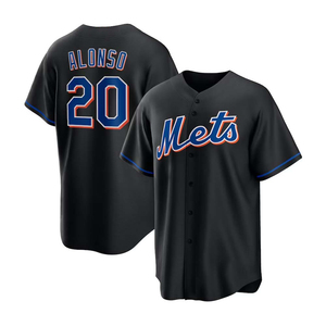 Op maat gemaakte groothandel borduurwerk New York # 12 # 22 # 48 Baseball Jersey met korte mouwen, poly mesh, fabrieksdirect, sportkleding voor volwassenen - Product Image 4