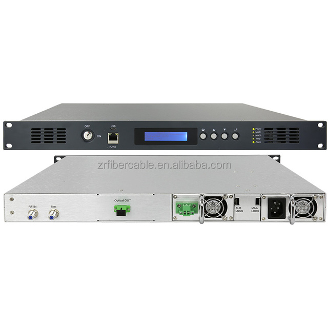 DBC 1550nm 1310nm Fiber Optic 20dBm CATV Internal Optic Transmitter / Transmisor Optico 1550
