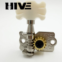 HIVE Double-hole Steel Single-action Classical Guitar Tuning Pegs Open-gear Folk Guitar Electric Guitar Tuning Pegs Accessories